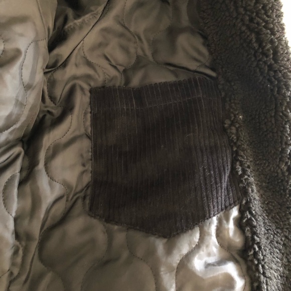 Top Man Black Teddy Fleece Jacket - Picture 10 of 14